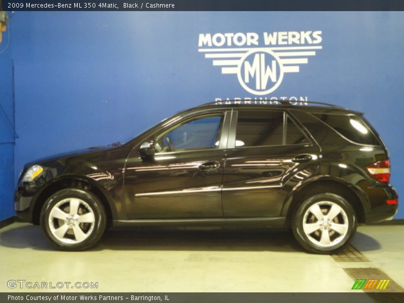 Black / Cashmere 2009 Mercedes-Benz ML 350 4Matic