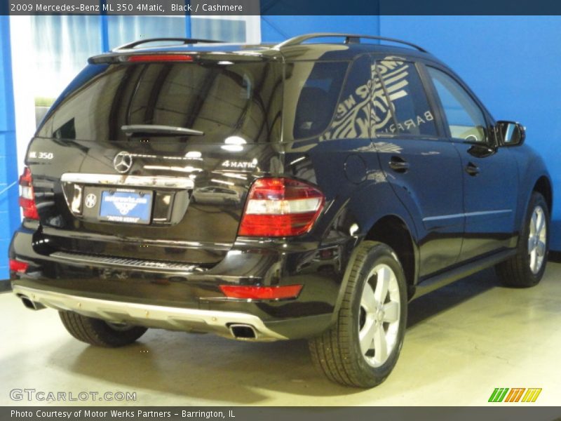 Black / Cashmere 2009 Mercedes-Benz ML 350 4Matic