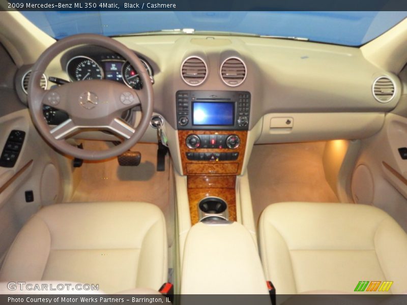 Black / Cashmere 2009 Mercedes-Benz ML 350 4Matic