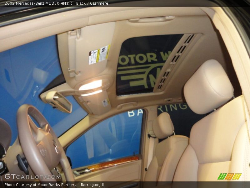 Black / Cashmere 2009 Mercedes-Benz ML 350 4Matic