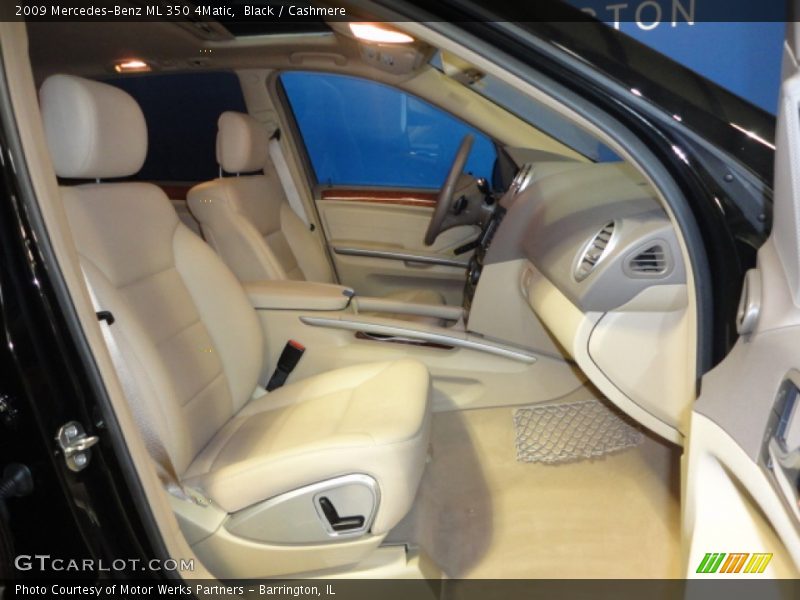 Black / Cashmere 2009 Mercedes-Benz ML 350 4Matic