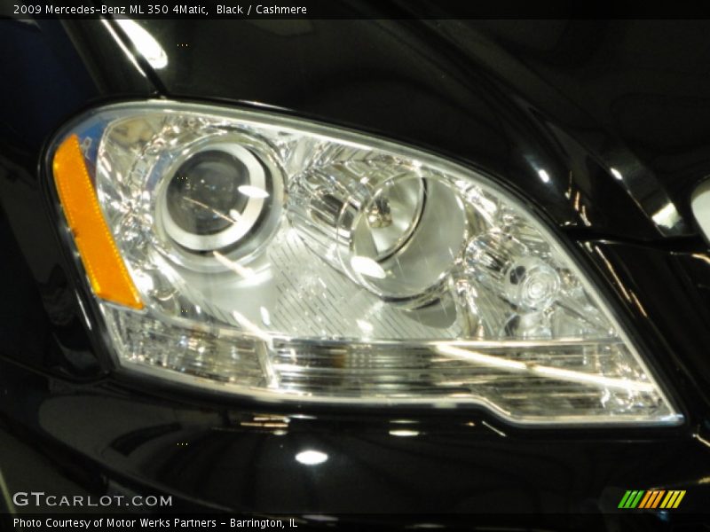 Black / Cashmere 2009 Mercedes-Benz ML 350 4Matic