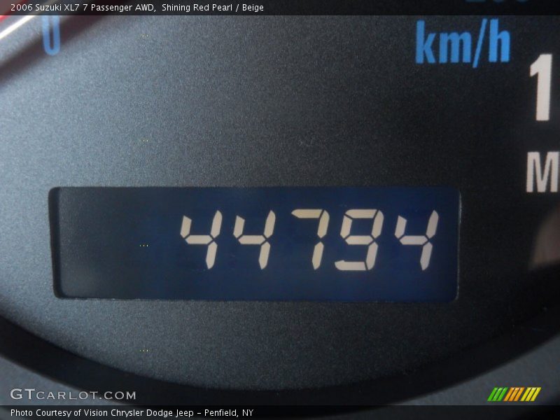 Shining Red Pearl / Beige 2006 Suzuki XL7 7 Passenger AWD