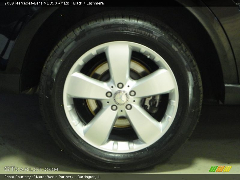 Black / Cashmere 2009 Mercedes-Benz ML 350 4Matic