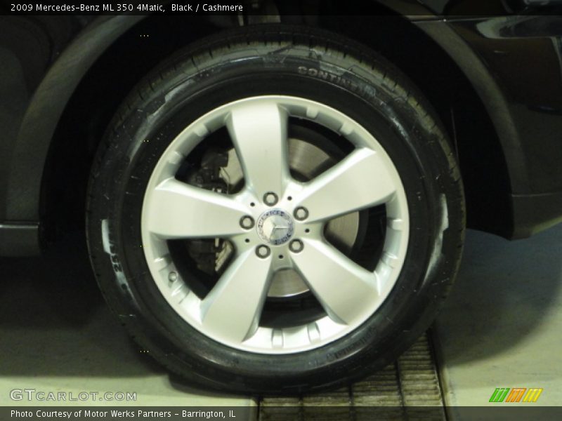 Black / Cashmere 2009 Mercedes-Benz ML 350 4Matic