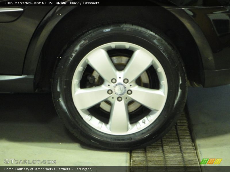 Black / Cashmere 2009 Mercedes-Benz ML 350 4Matic