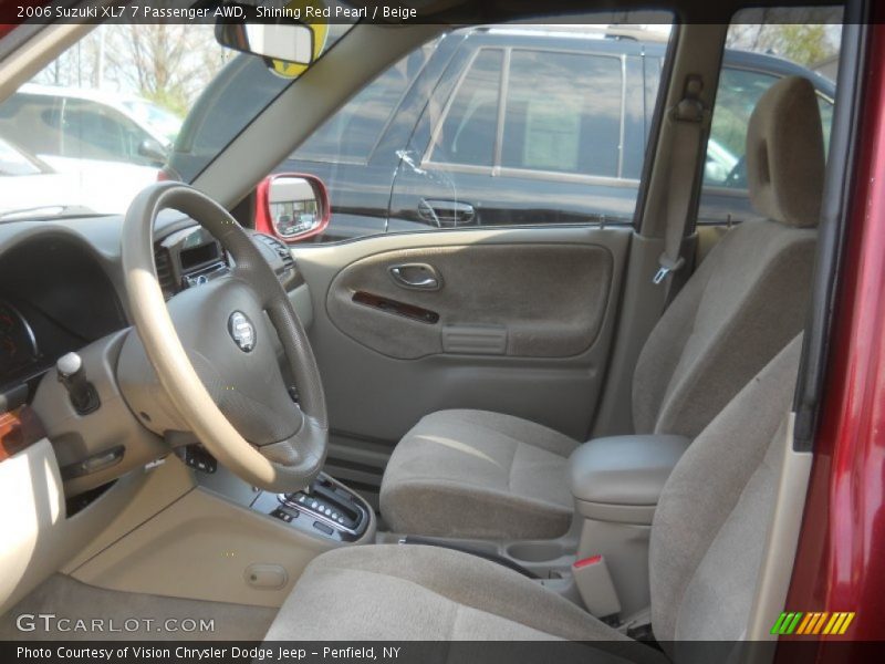 Shining Red Pearl / Beige 2006 Suzuki XL7 7 Passenger AWD