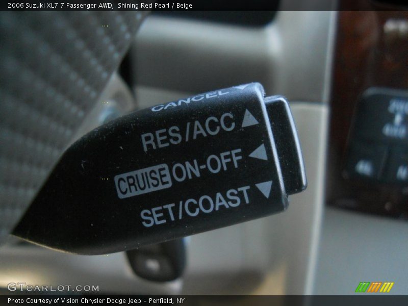 Shining Red Pearl / Beige 2006 Suzuki XL7 7 Passenger AWD