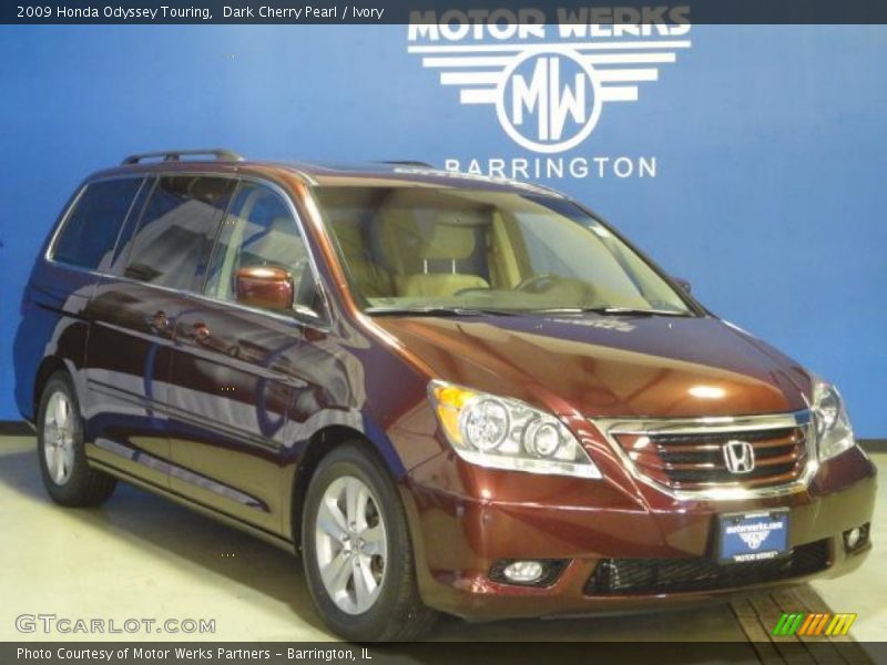 Dark Cherry Pearl / Ivory 2009 Honda Odyssey Touring