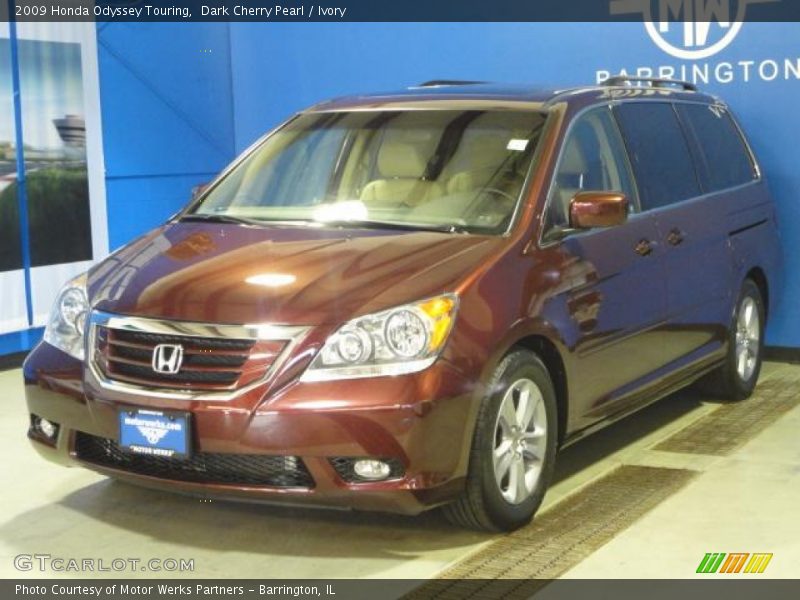 Dark Cherry Pearl / Ivory 2009 Honda Odyssey Touring