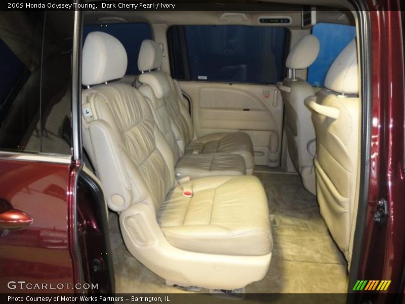 Dark Cherry Pearl / Ivory 2009 Honda Odyssey Touring