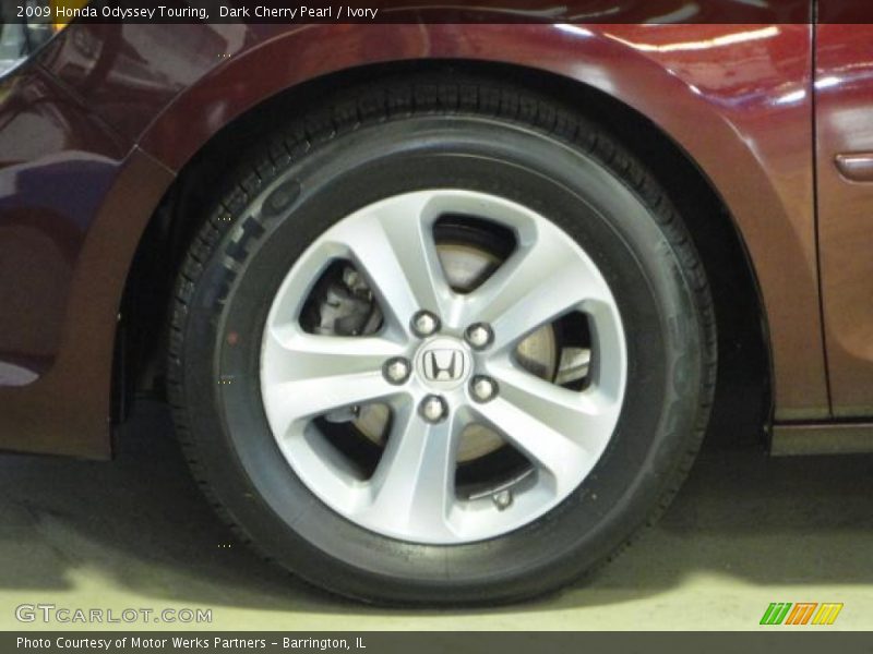 Dark Cherry Pearl / Ivory 2009 Honda Odyssey Touring