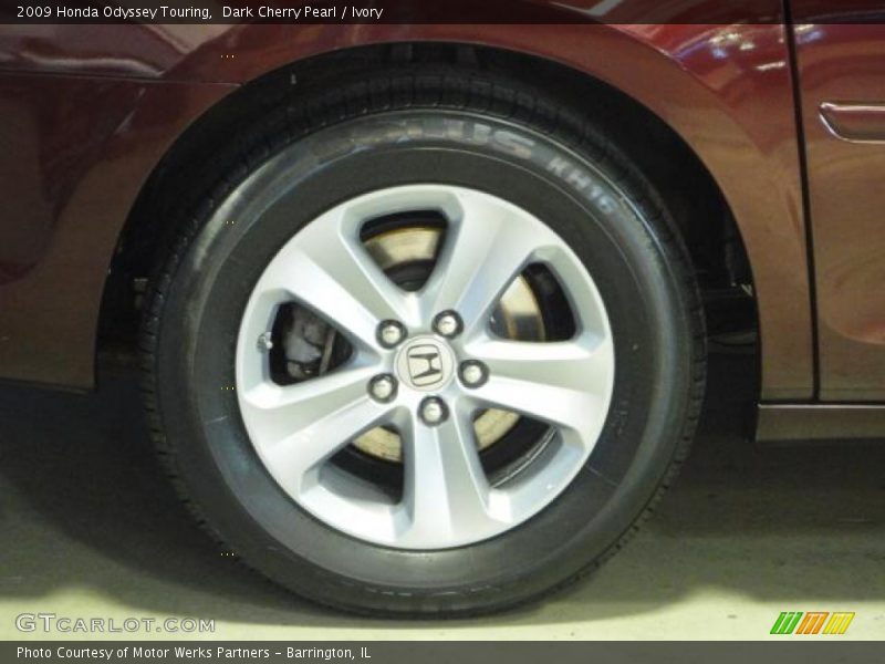 Dark Cherry Pearl / Ivory 2009 Honda Odyssey Touring