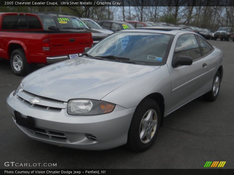 Ultra Silver Metallic / Graphite Gray 2005 Chevrolet Cavalier Coupe