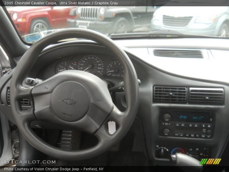 Ultra Silver Metallic / Graphite Gray 2005 Chevrolet Cavalier Coupe