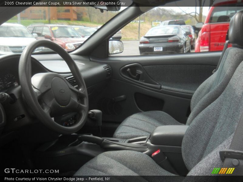 Ultra Silver Metallic / Graphite Gray 2005 Chevrolet Cavalier Coupe