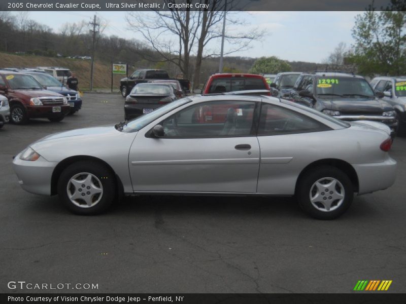 Ultra Silver Metallic / Graphite Gray 2005 Chevrolet Cavalier Coupe
