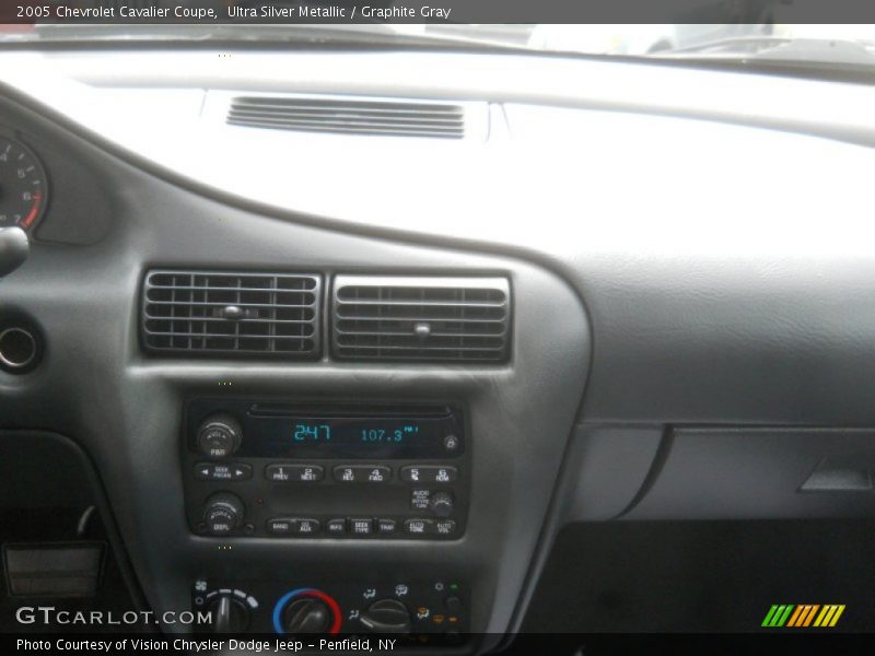 Ultra Silver Metallic / Graphite Gray 2005 Chevrolet Cavalier Coupe