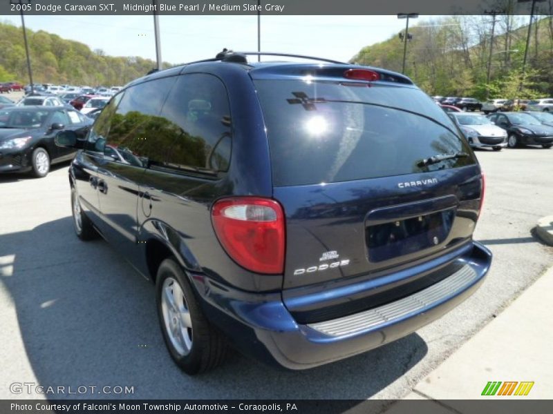 Midnight Blue Pearl / Medium Slate Gray 2005 Dodge Caravan SXT