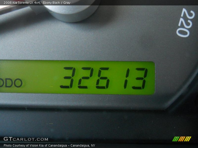 Ebony Black / Gray 2008 Kia Sorento LX 4x4