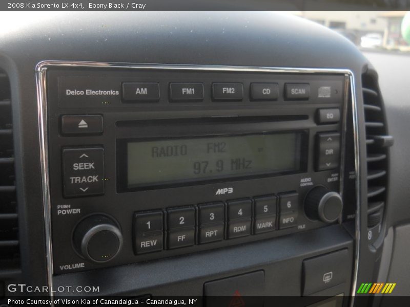 Ebony Black / Gray 2008 Kia Sorento LX 4x4