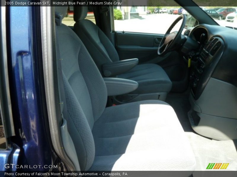 Midnight Blue Pearl / Medium Slate Gray 2005 Dodge Caravan SXT