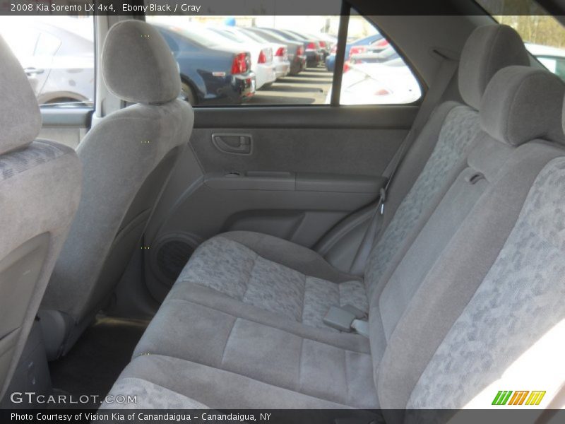 Ebony Black / Gray 2008 Kia Sorento LX 4x4