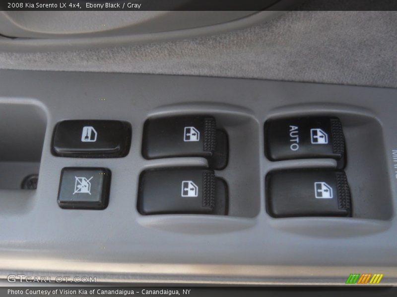 Ebony Black / Gray 2008 Kia Sorento LX 4x4