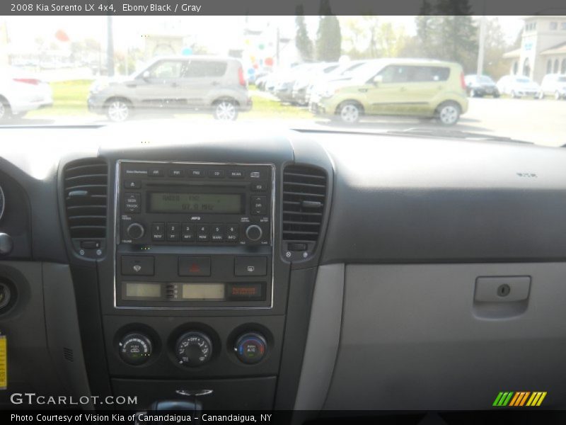 Ebony Black / Gray 2008 Kia Sorento LX 4x4