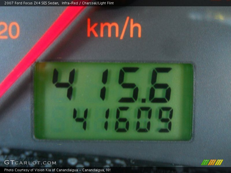 Infra-Red / Charcoal/Light Flint 2007 Ford Focus ZX4 SES Sedan