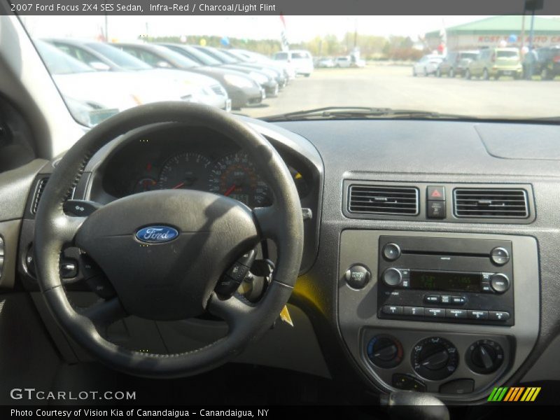 Infra-Red / Charcoal/Light Flint 2007 Ford Focus ZX4 SES Sedan