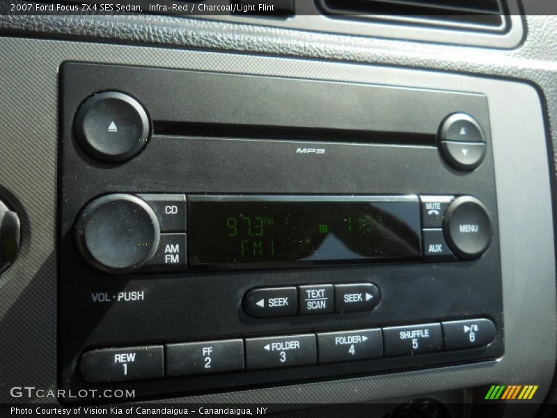 Infra-Red / Charcoal/Light Flint 2007 Ford Focus ZX4 SES Sedan