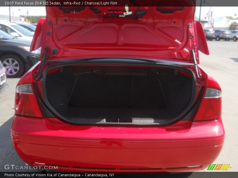 Infra-Red / Charcoal/Light Flint 2007 Ford Focus ZX4 SES Sedan