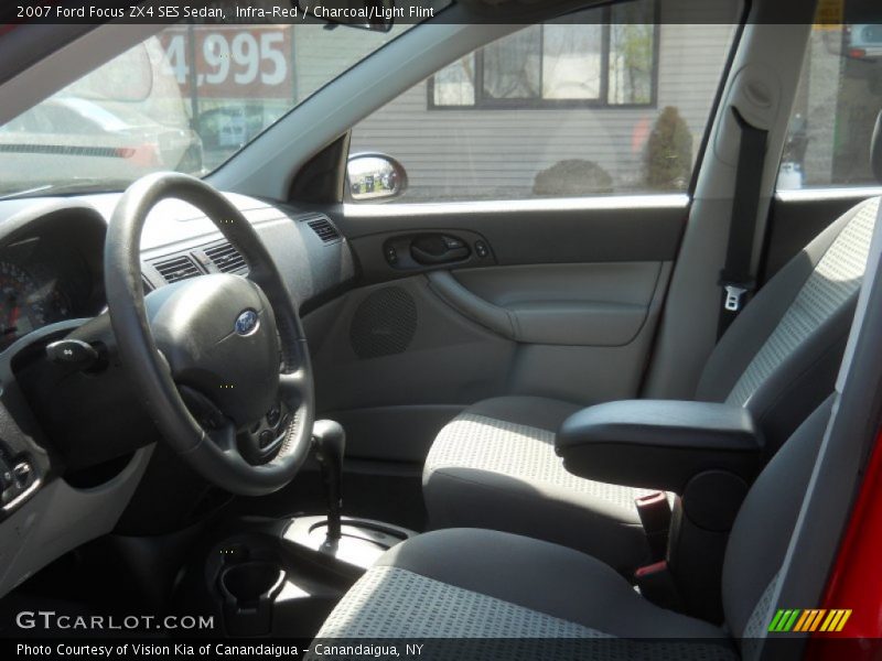 Infra-Red / Charcoal/Light Flint 2007 Ford Focus ZX4 SES Sedan
