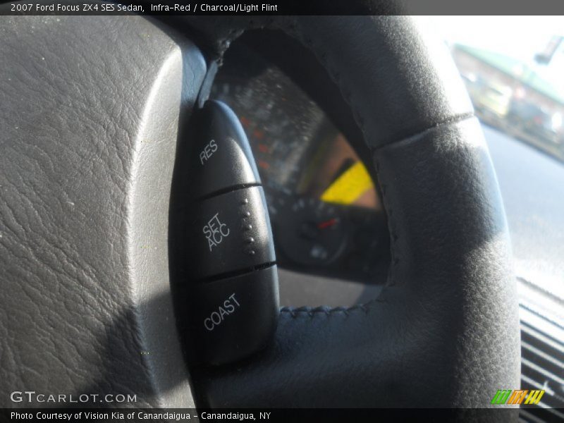 Infra-Red / Charcoal/Light Flint 2007 Ford Focus ZX4 SES Sedan