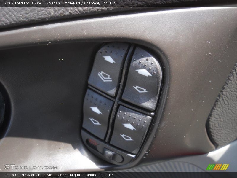 Infra-Red / Charcoal/Light Flint 2007 Ford Focus ZX4 SES Sedan