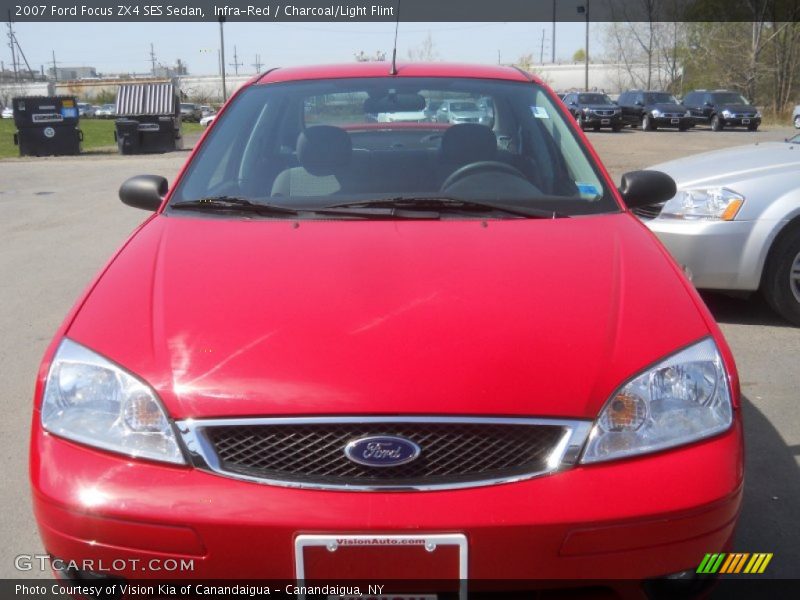 Infra-Red / Charcoal/Light Flint 2007 Ford Focus ZX4 SES Sedan