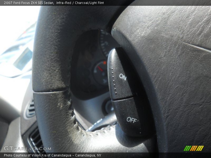 Infra-Red / Charcoal/Light Flint 2007 Ford Focus ZX4 SES Sedan