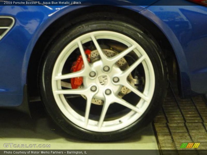 Aqua Blue Metallic / Black 2009 Porsche Boxster S