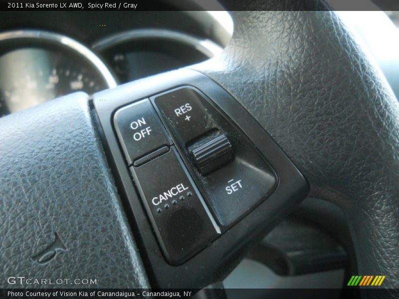 Spicy Red / Gray 2011 Kia Sorento LX AWD