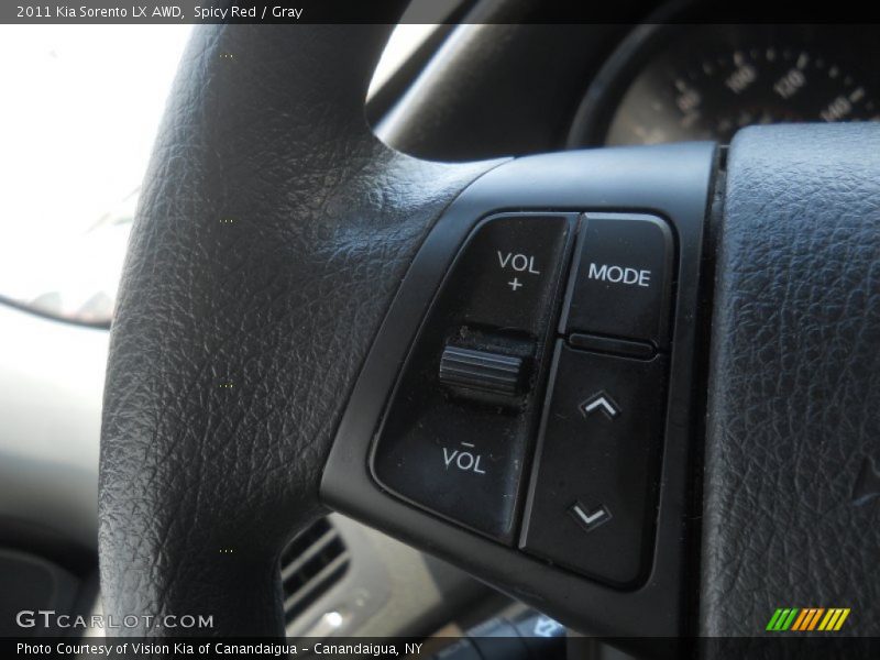 Spicy Red / Gray 2011 Kia Sorento LX AWD