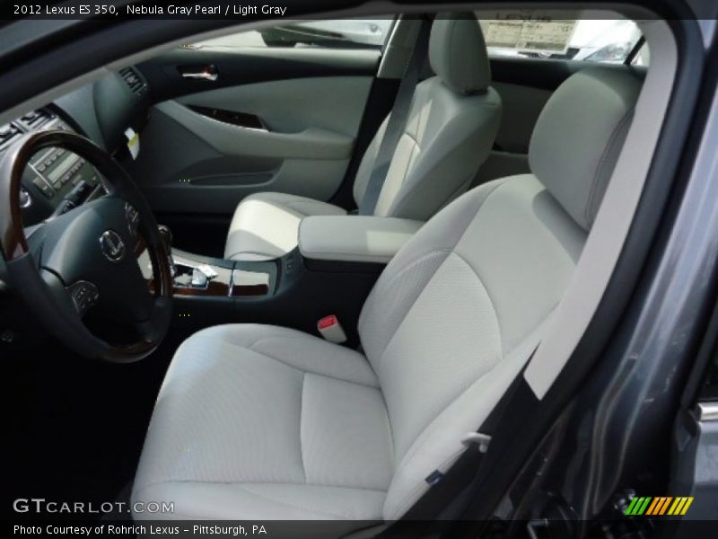 Nebula Gray Pearl / Light Gray 2012 Lexus ES 350