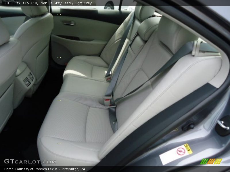 Nebula Gray Pearl / Light Gray 2012 Lexus ES 350