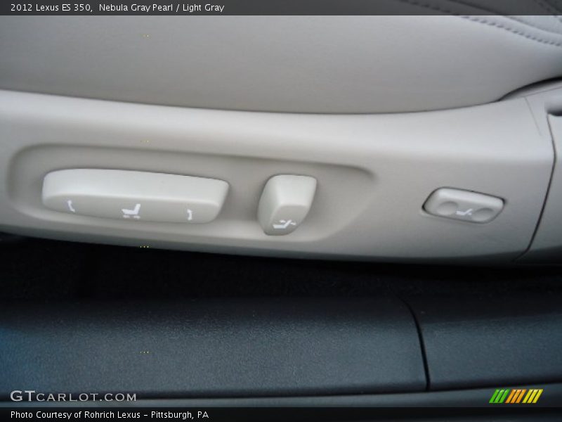 Nebula Gray Pearl / Light Gray 2012 Lexus ES 350