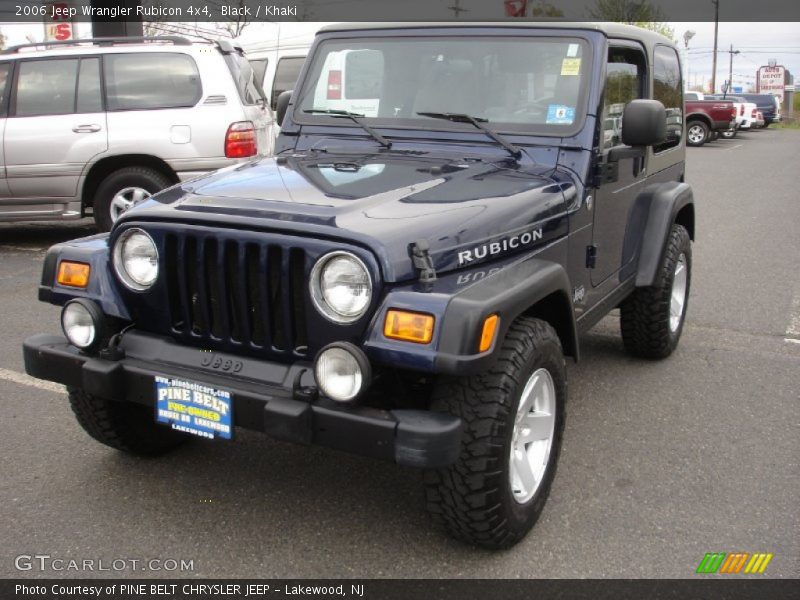 Black / Khaki 2006 Jeep Wrangler Rubicon 4x4