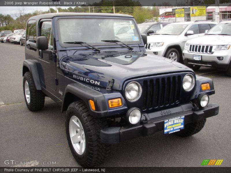 Black / Khaki 2006 Jeep Wrangler Rubicon 4x4