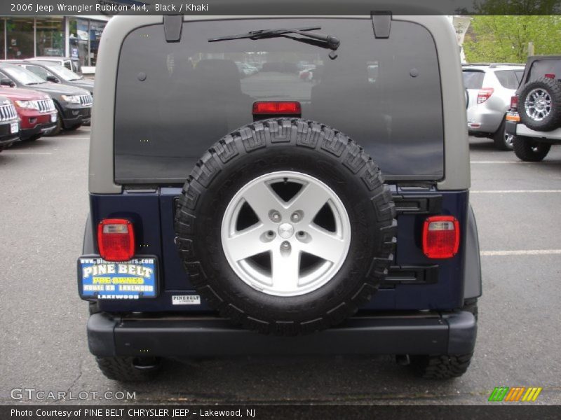 Black / Khaki 2006 Jeep Wrangler Rubicon 4x4