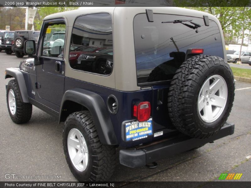 Black / Khaki 2006 Jeep Wrangler Rubicon 4x4