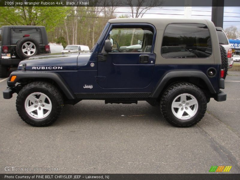 Black / Khaki 2006 Jeep Wrangler Rubicon 4x4