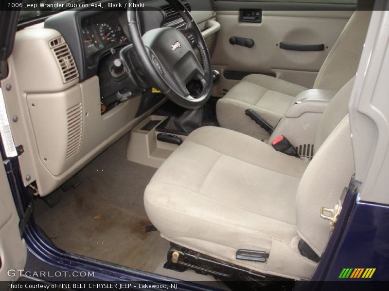 Black / Khaki 2006 Jeep Wrangler Rubicon 4x4